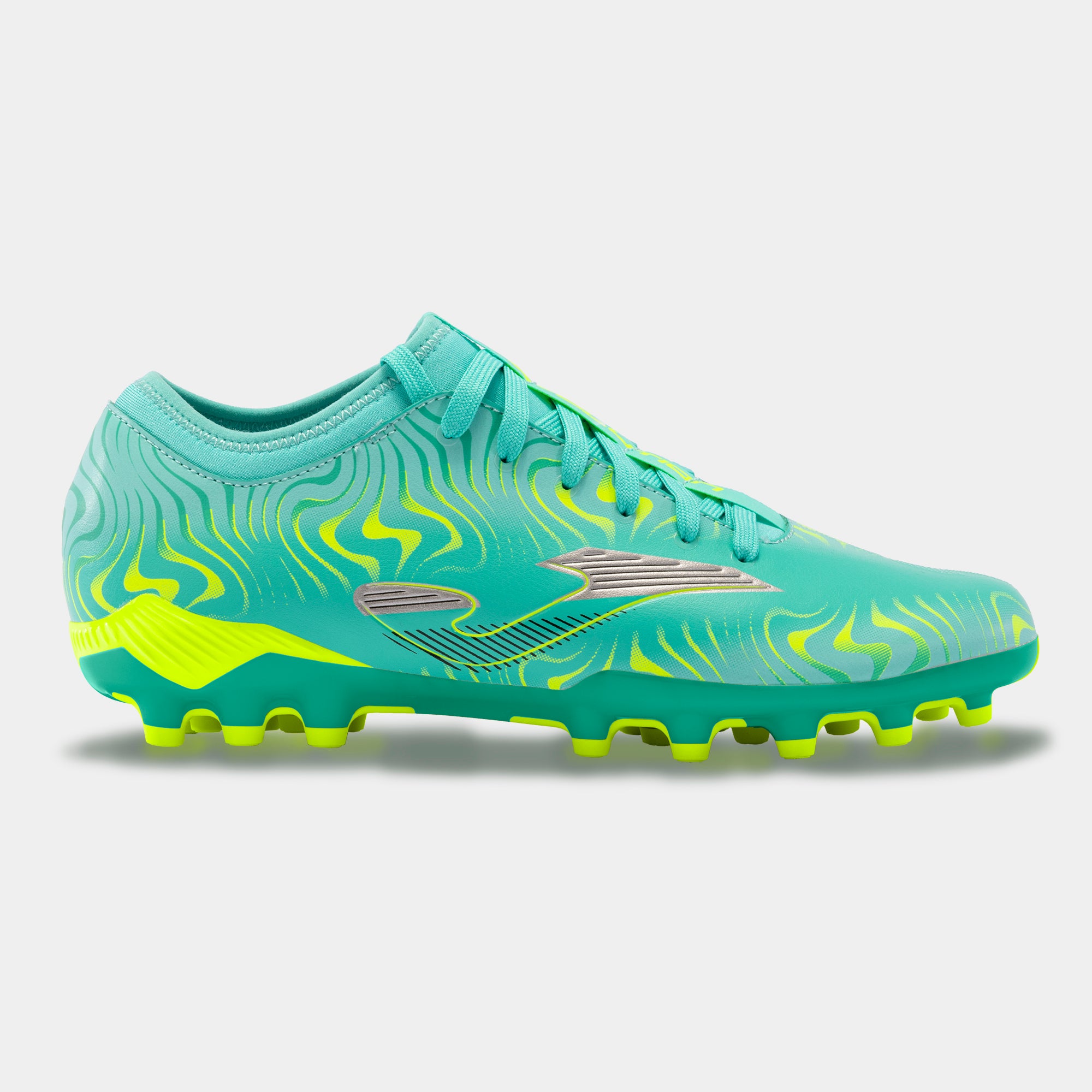 Joma Evolution 2415 Turquoise/Yellow Firm Ground Football Boot