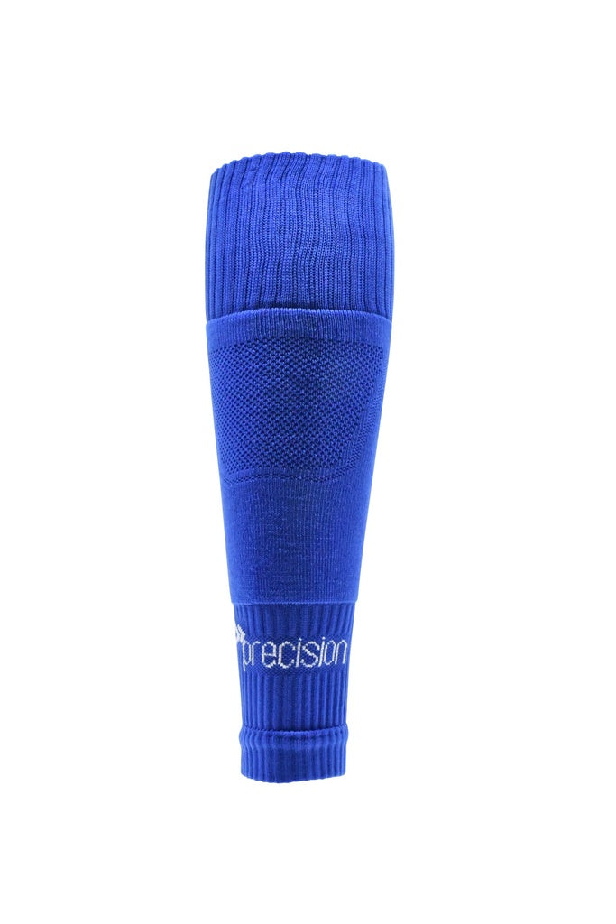Precision Pro Footless Compression Sleeve Socks Royal Blue (Size 7-12)
