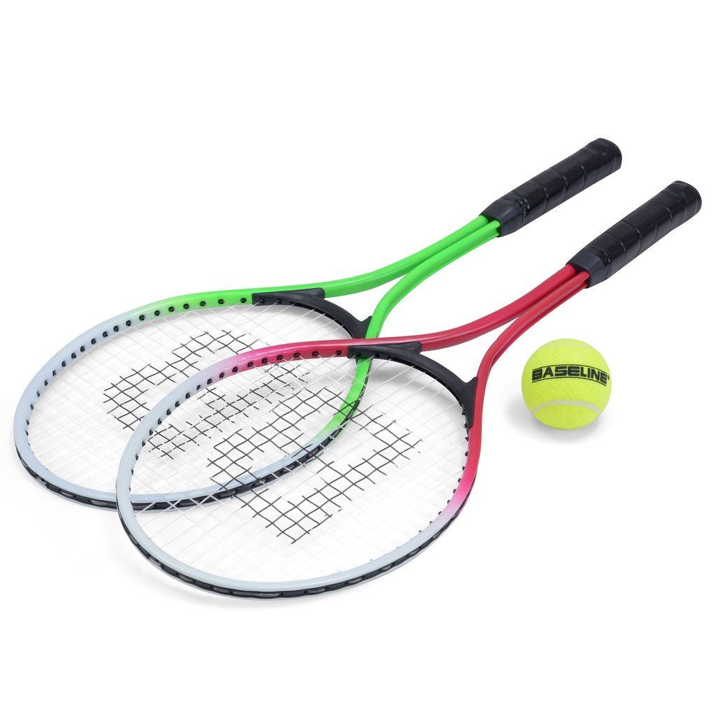 Baseline Junior 2 Player Tennis Racket Set