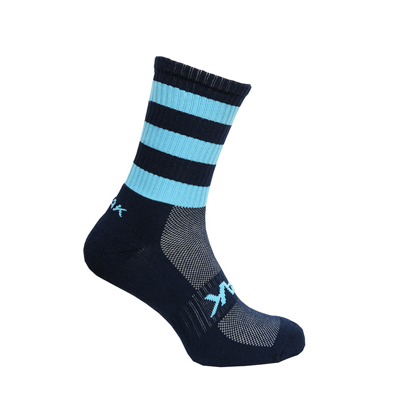Atak Mid-Leg Sock Navy/Sky Blue