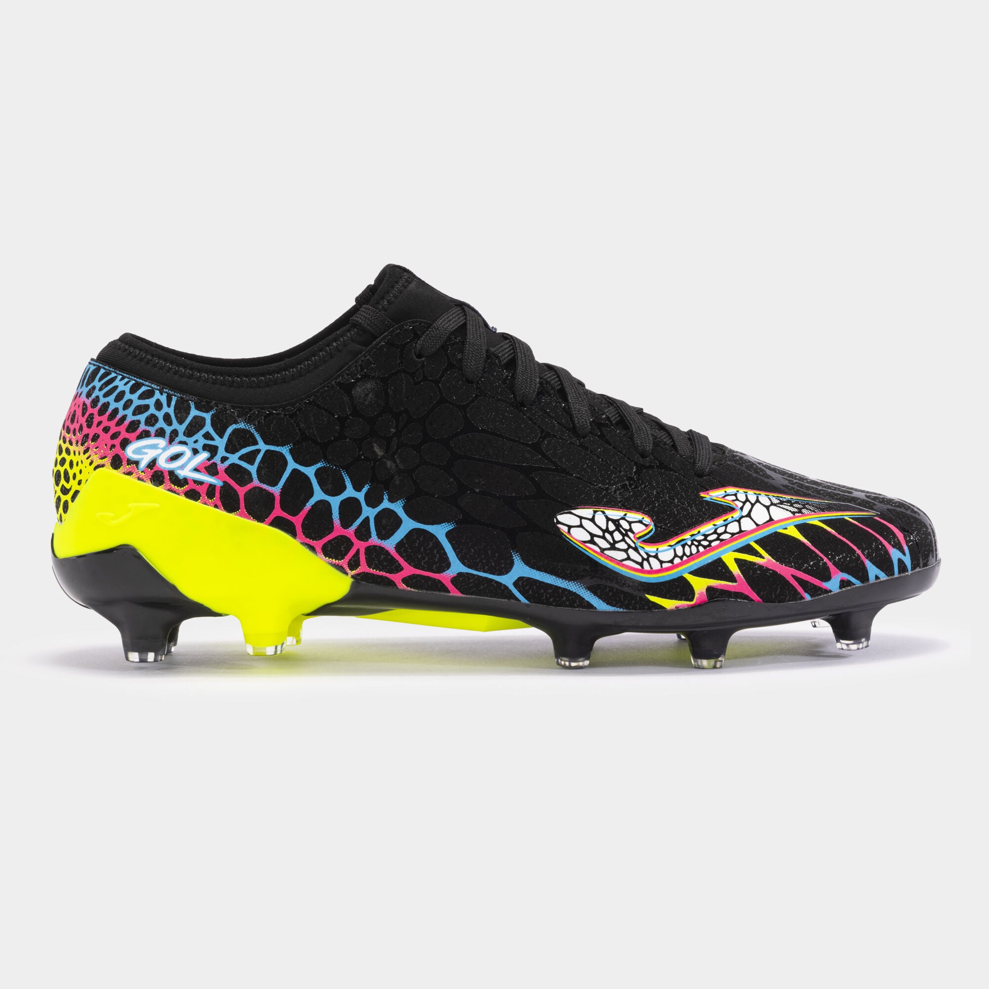 Joma Gol 2401 Black Lemon Fluo Football Boot