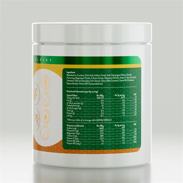 inside Nutrition Electrolyte Drink Orange & Passionfruit 270g