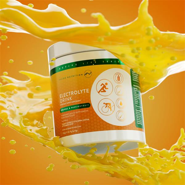 inside Nutrition Electrolyte Drink Orange & Passionfruit 270g