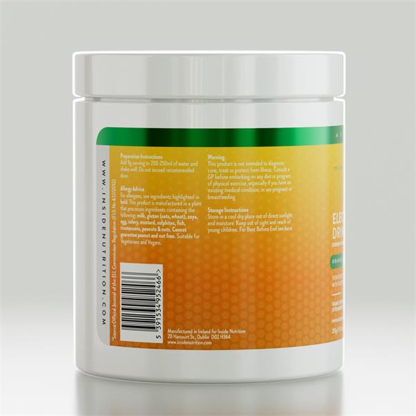 inside Nutrition Electrolyte Drink Orange & Passionfruit 270g