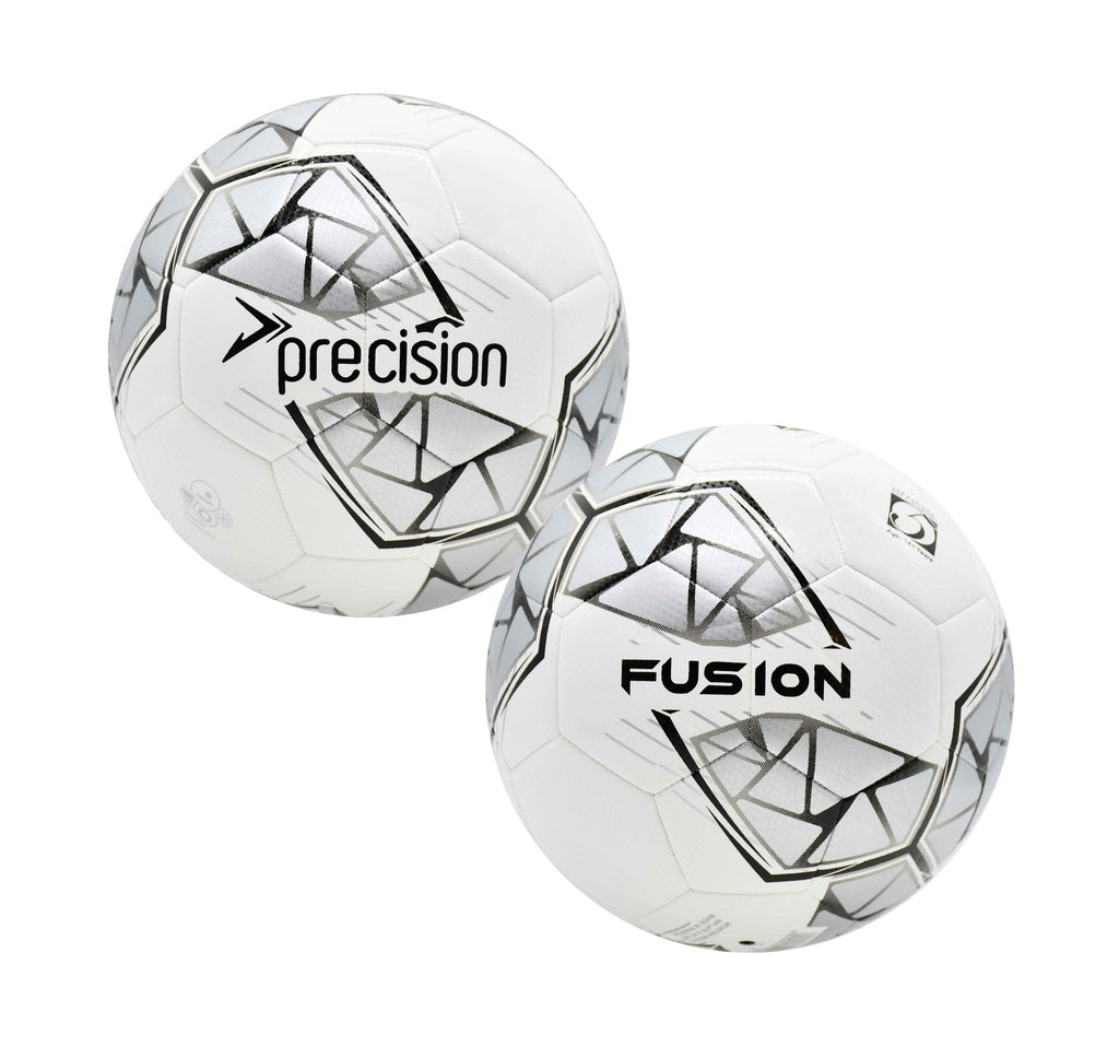 Precision Fusion Fifa Basic Training Ball White/Silver
