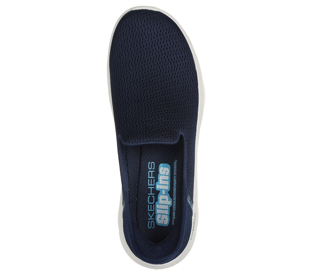 Skechers Slip-Ins - Go Walk Flex Womens Show (Navy/White)