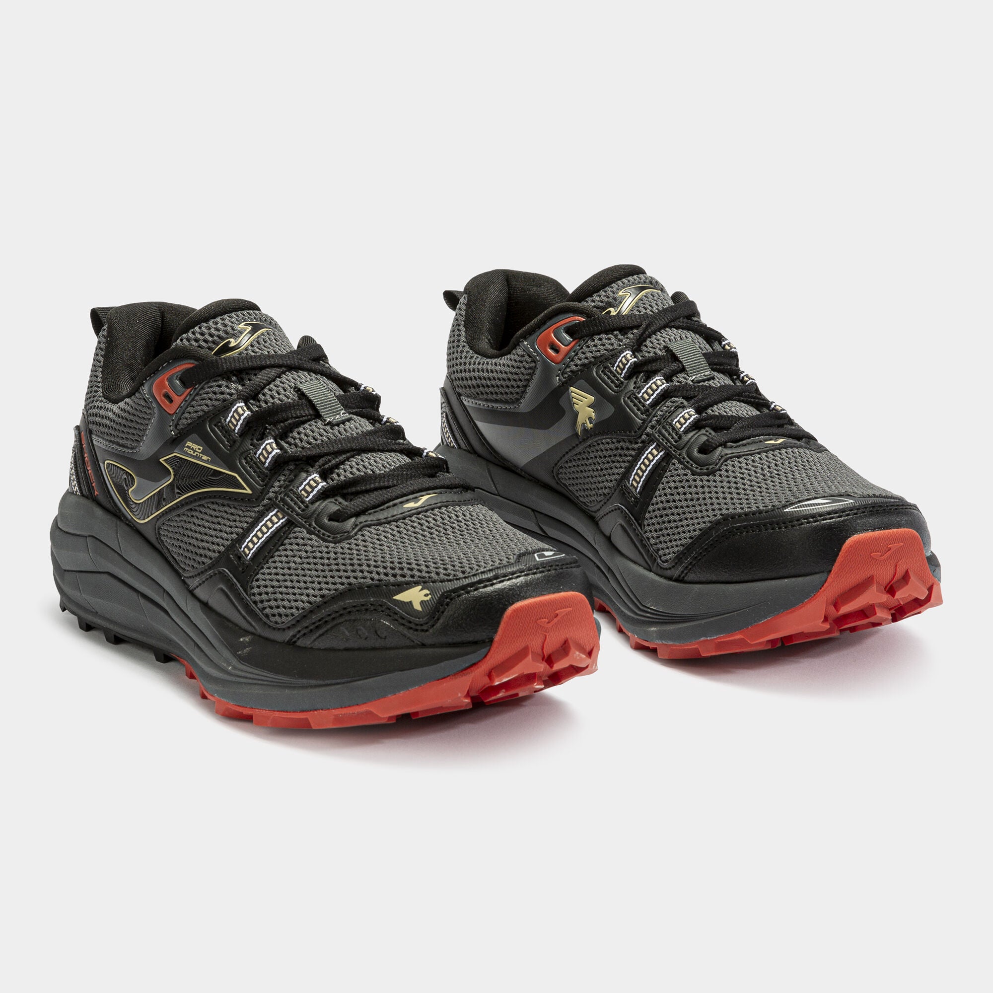 Joma Shock 2422 Trail Shoe Black Red Mens