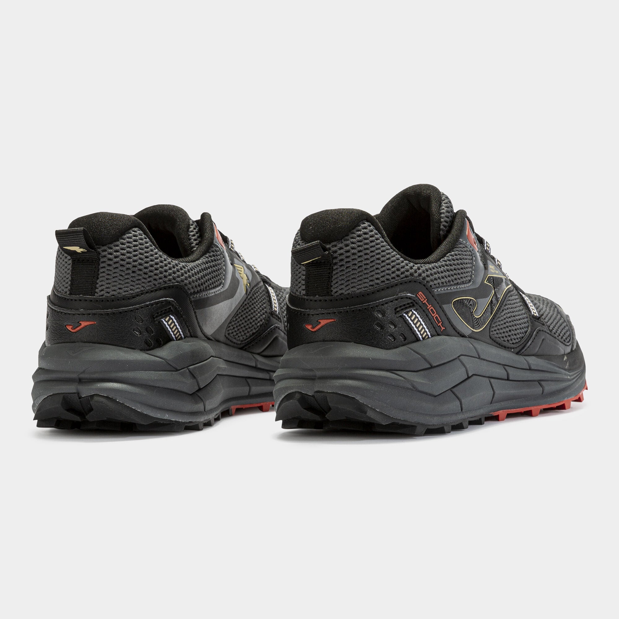 Joma Shock 2422 Trail Shoe Black Red Mens
