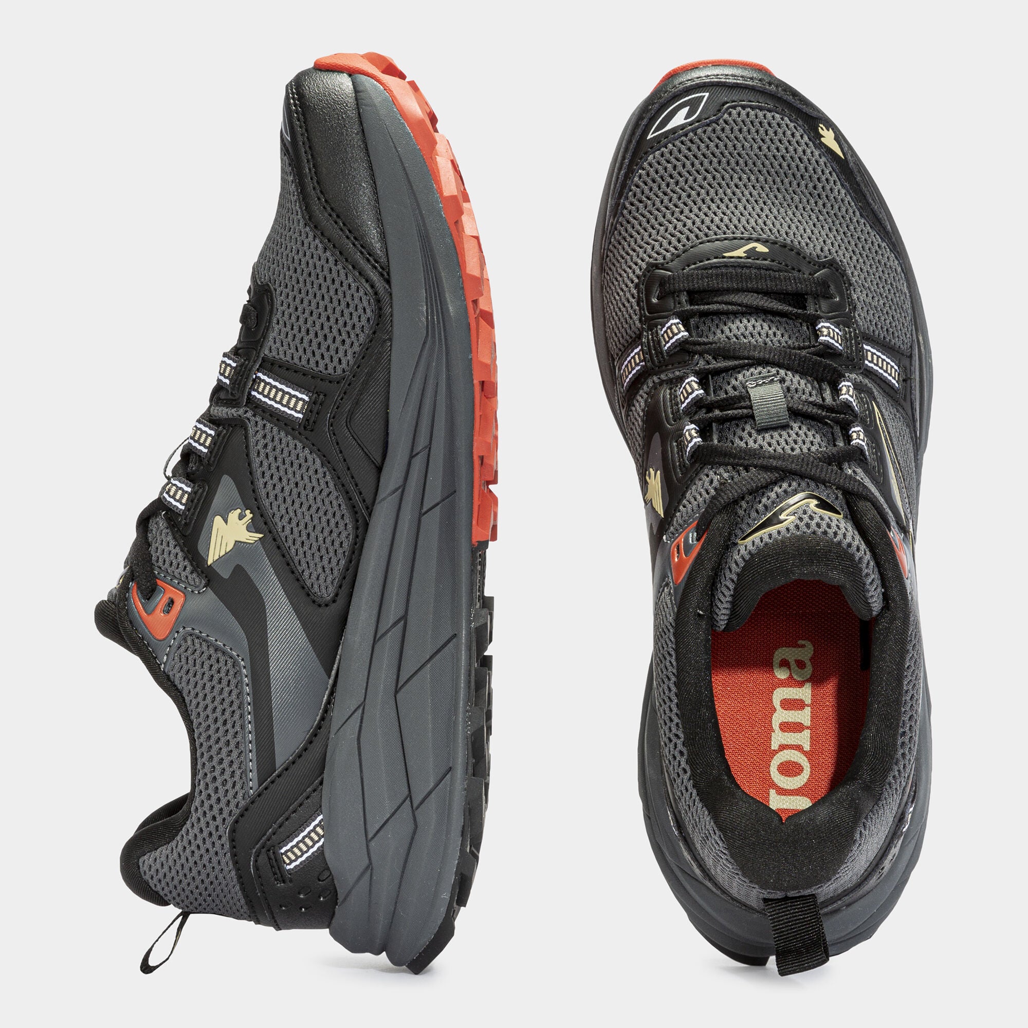 Joma Shock 2422 Trail Shoe Black Red Mens