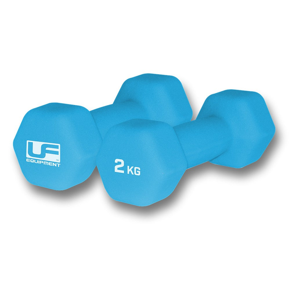 Urban Fitness Hex Dumbbells - Neoprene Coated