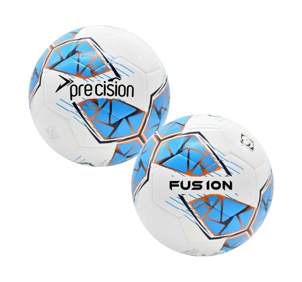 Precision Fusion Fifa Basic Training Ball White/Cyan