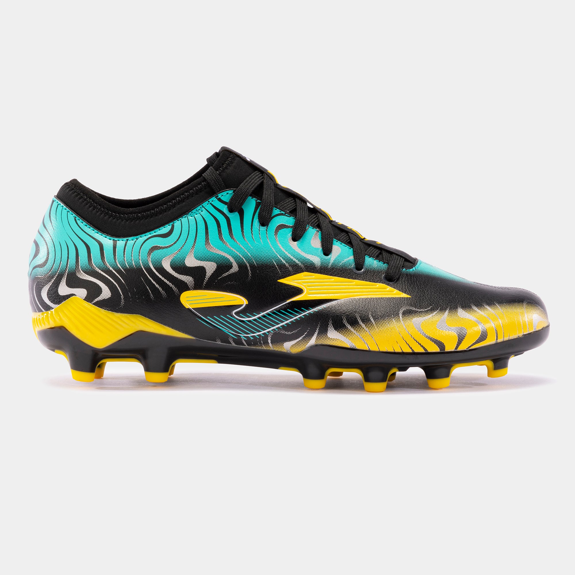 Joma Evolution 2401 Black/Gold Firm Ground Football Boot