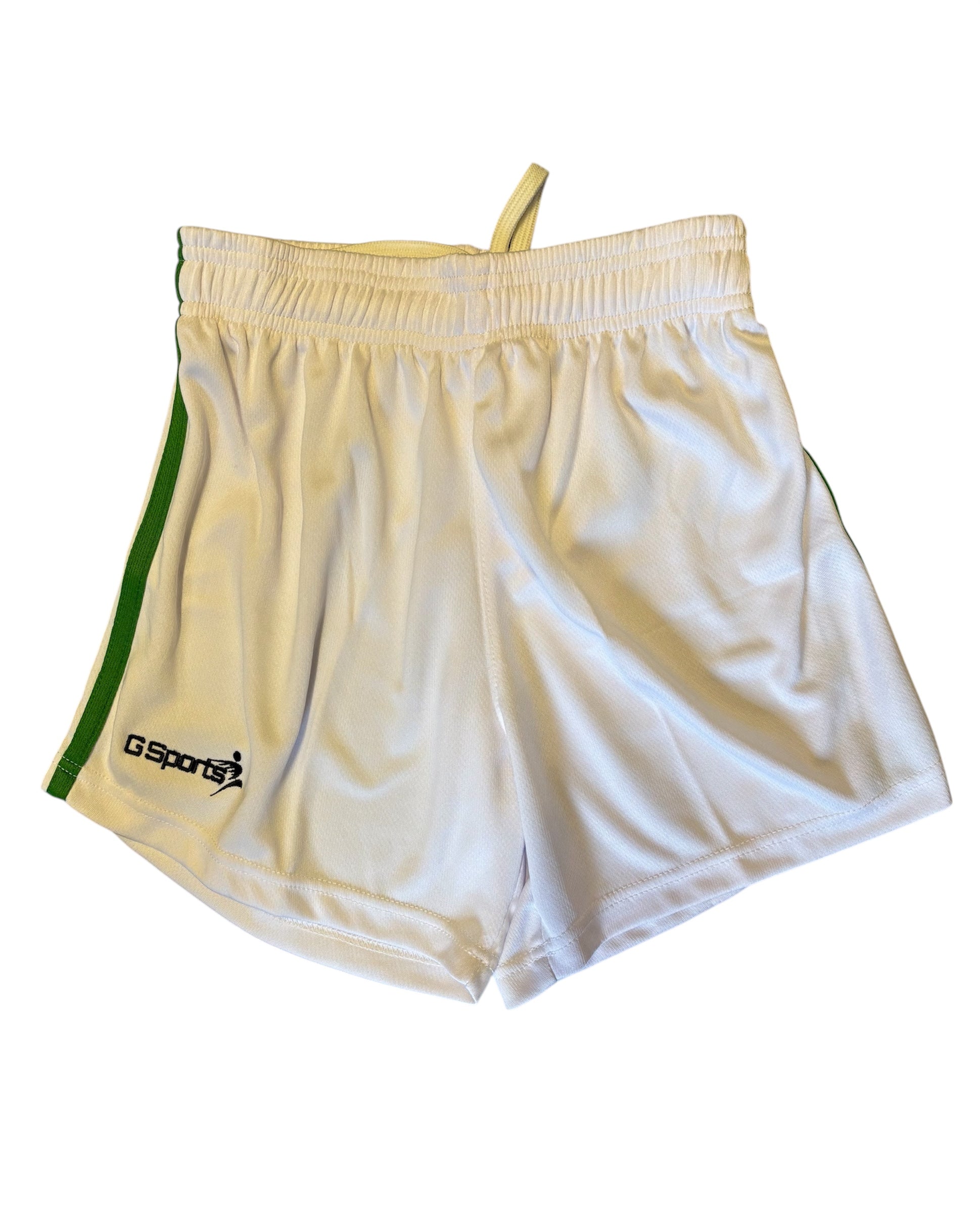 GSports GAA Shorts, White/Green/Red