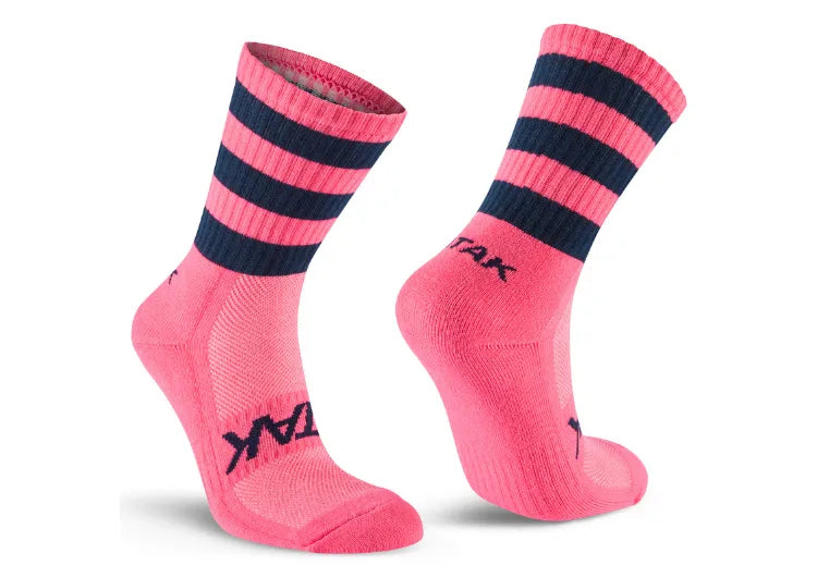 Atak Mid-Leg Sock Pink/Navy
