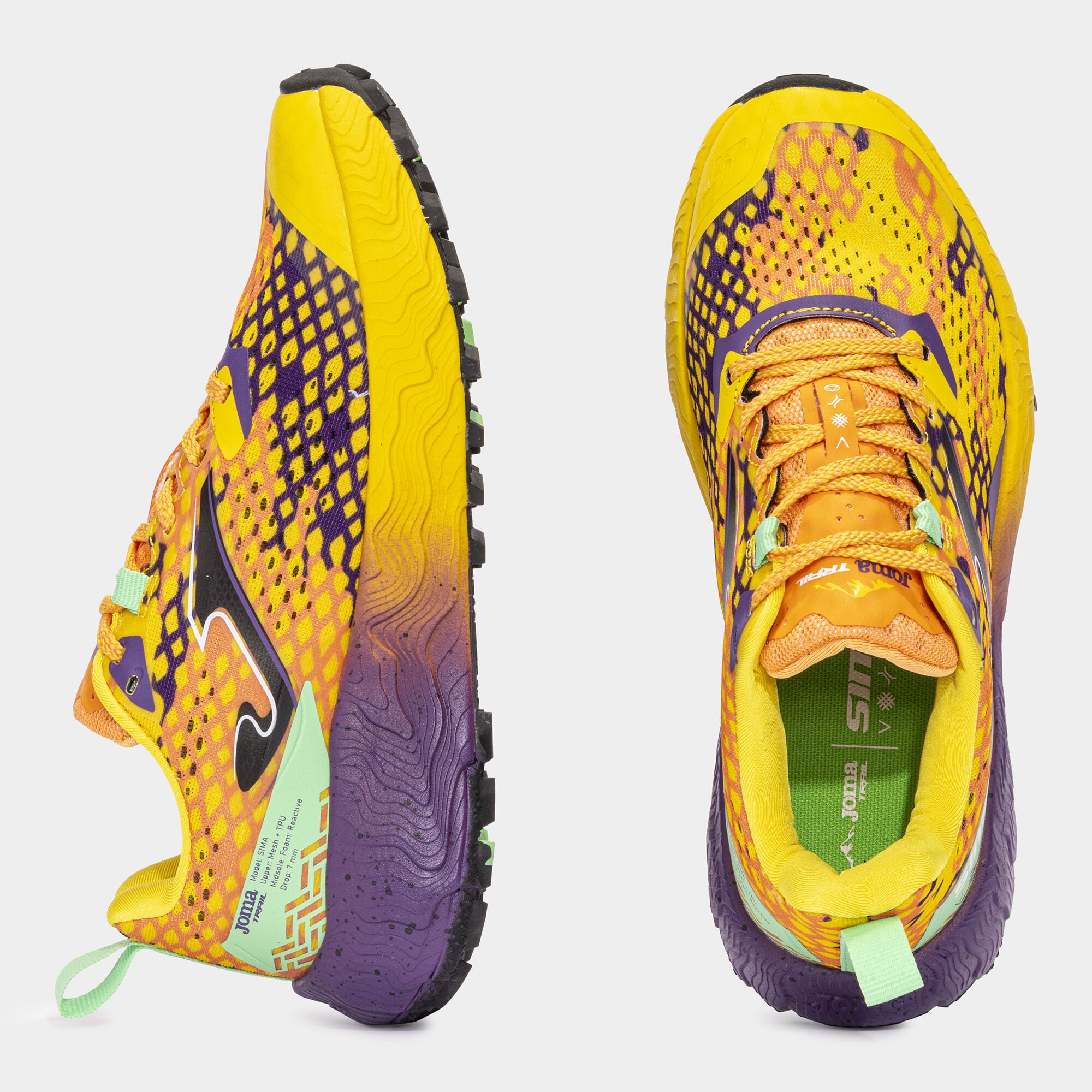 Joma Sima 2428 Orange/Purple Trail Shoe Ladies Fit
