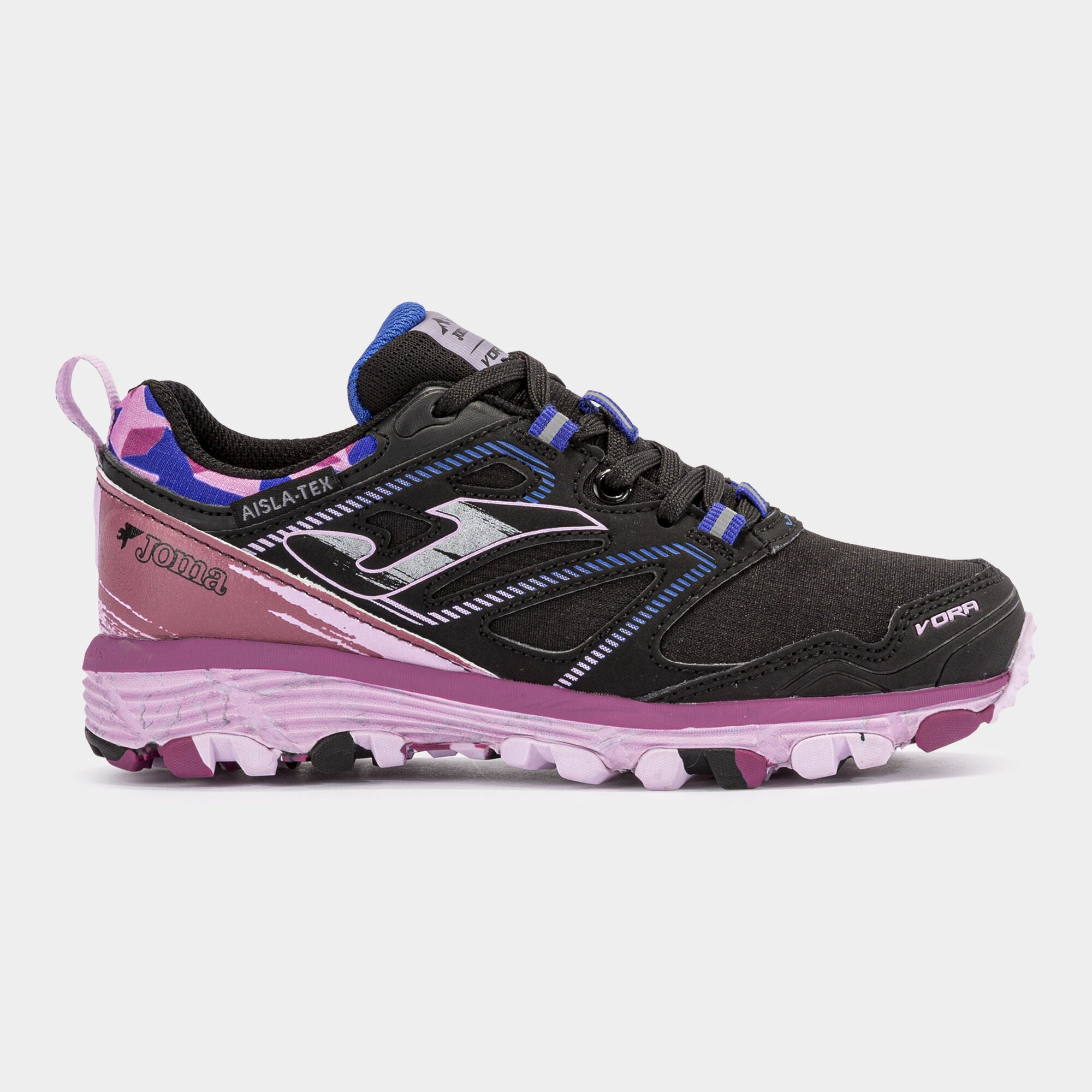 Joma Vora 2431 Trail Shoe Black Pink Jr