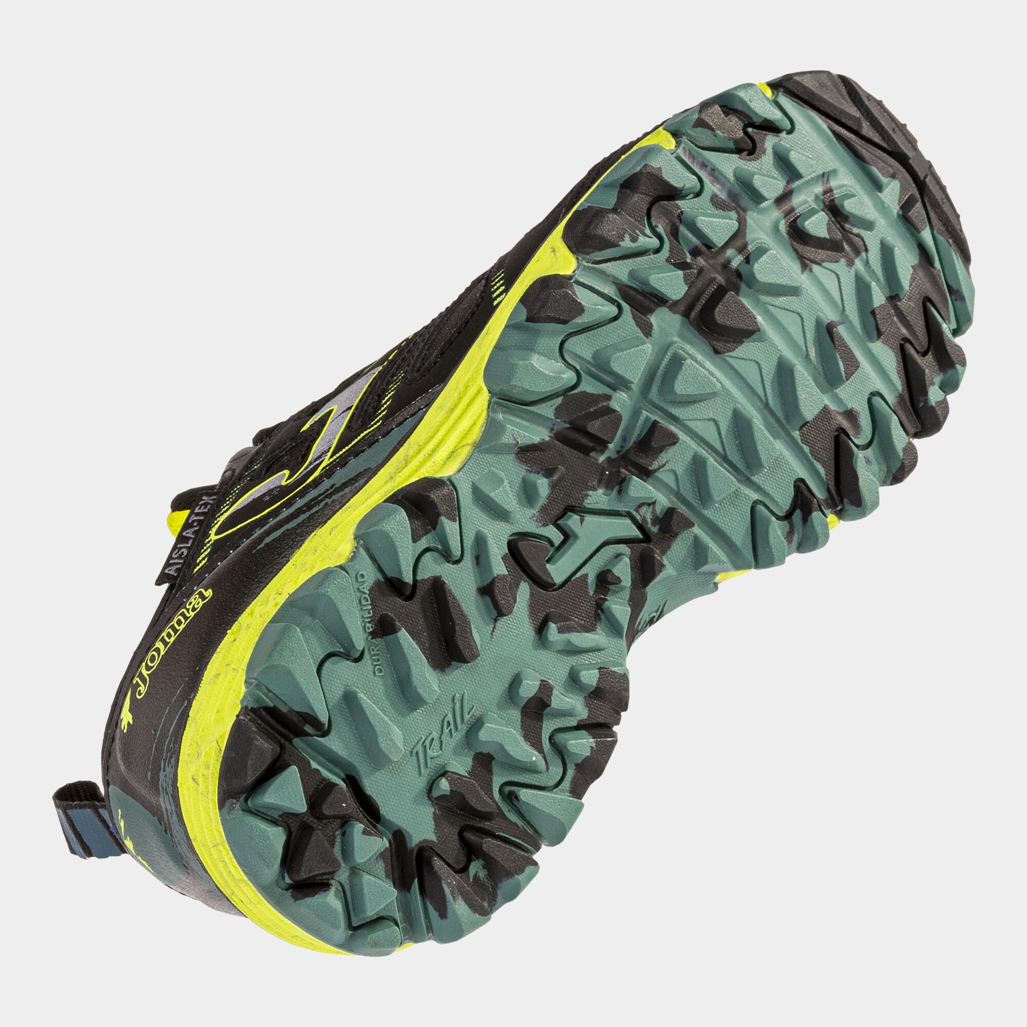 Joma Vora 2401 Trail Shoe Black Lemon Jr