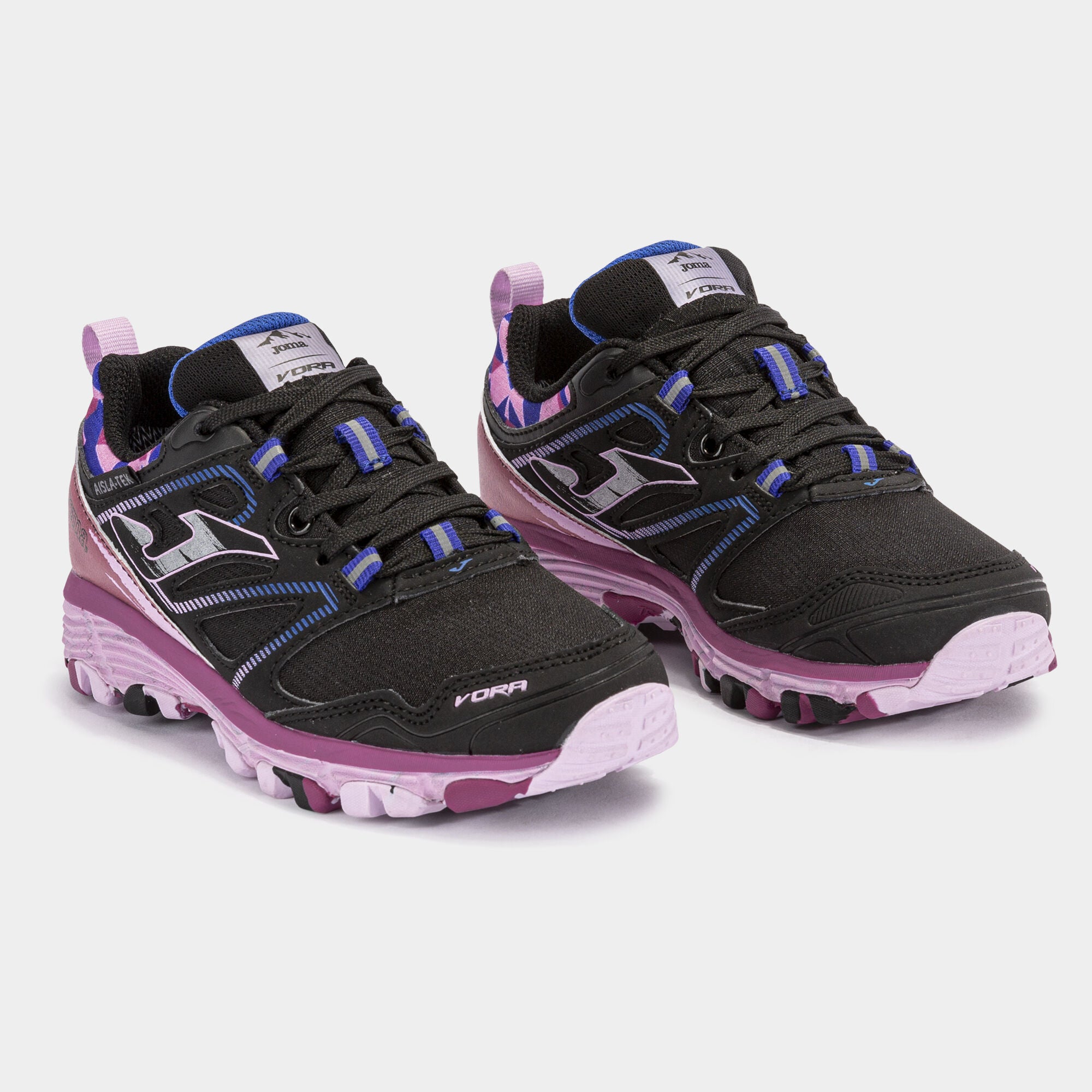 Joma Vora 2431 Trail Shoe Black Pink Jr