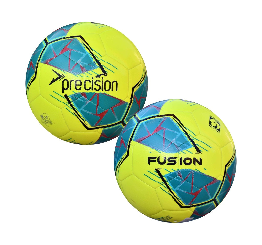 Precision Fusion Fifa Basic Training Ball Fluo Yellow/Teal