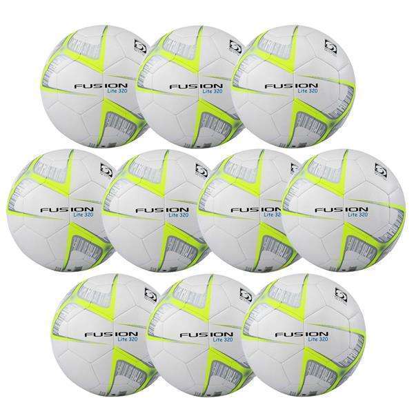 Precision Fusion Lite Football 320g Set of 10 with Free Mesh Bag