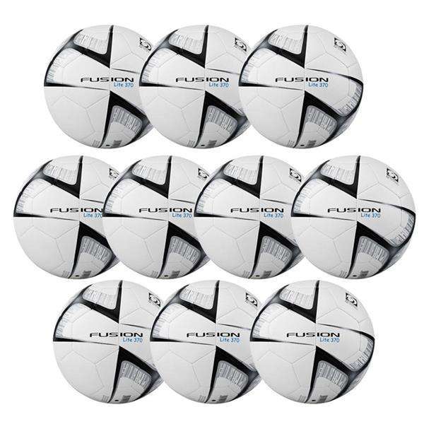 Precision Fusion Lite Football 370g Set of 10 with Free Mesh Bag