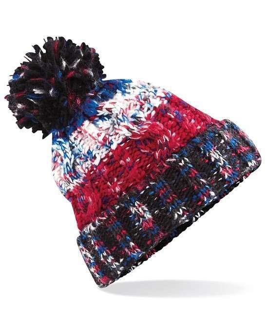 Beechfield Corkscrew Black Jacks Beanie