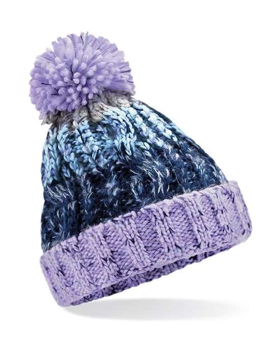 Beechfield Corkscrew Lavender Fizz Beanie