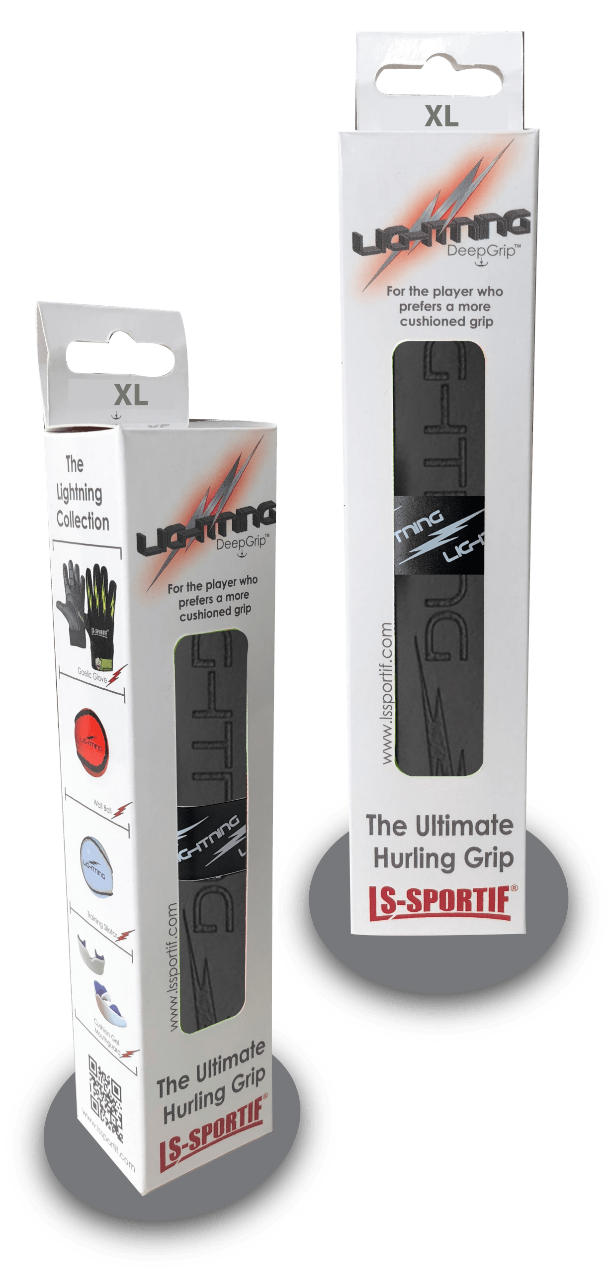 Lee Sports XL Lightning Deep Cushion Grip, 140cm