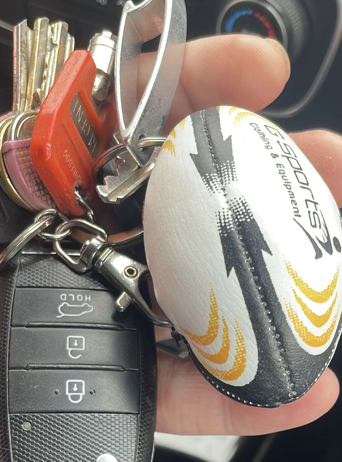 Newbridge RFC Rugby Ball Key Ring