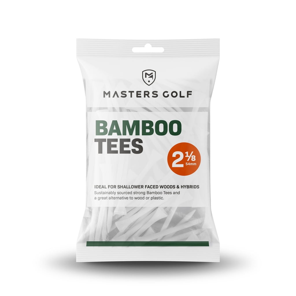 Masters Bamboo Golf Tees 2 1/8" Pack of 25