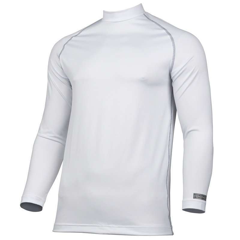 Rhino Turtle Neck Baselayer Top White