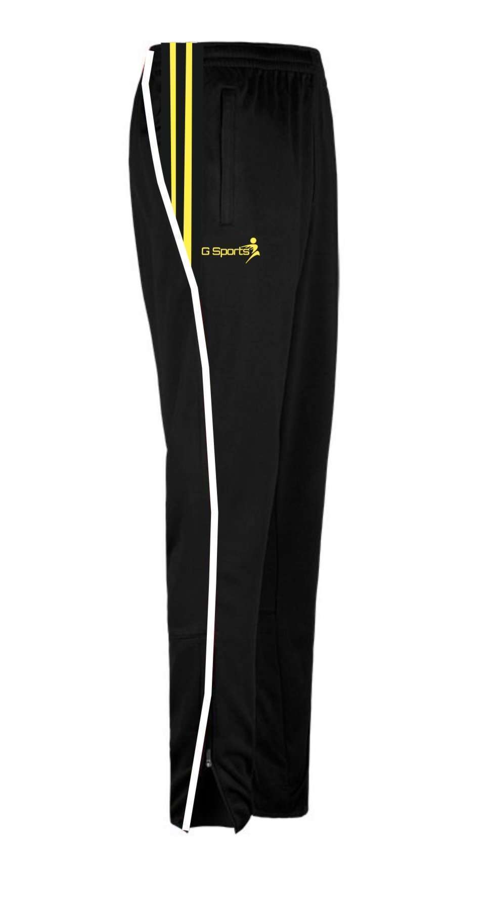 G Sports Tracksuit Bottoms Skinny fit Black/Yellow/White