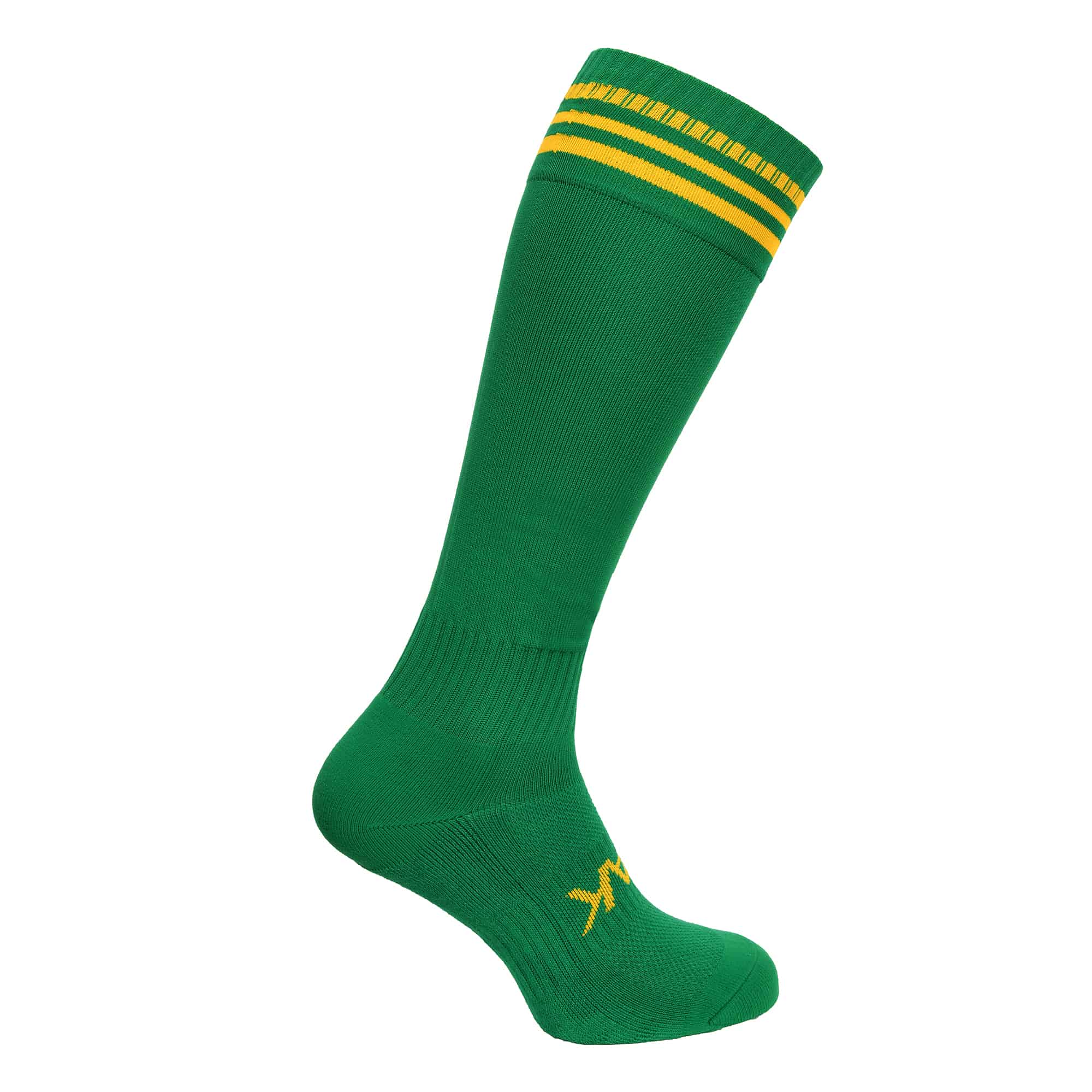 Atak Full Length Sock Green/Yellow