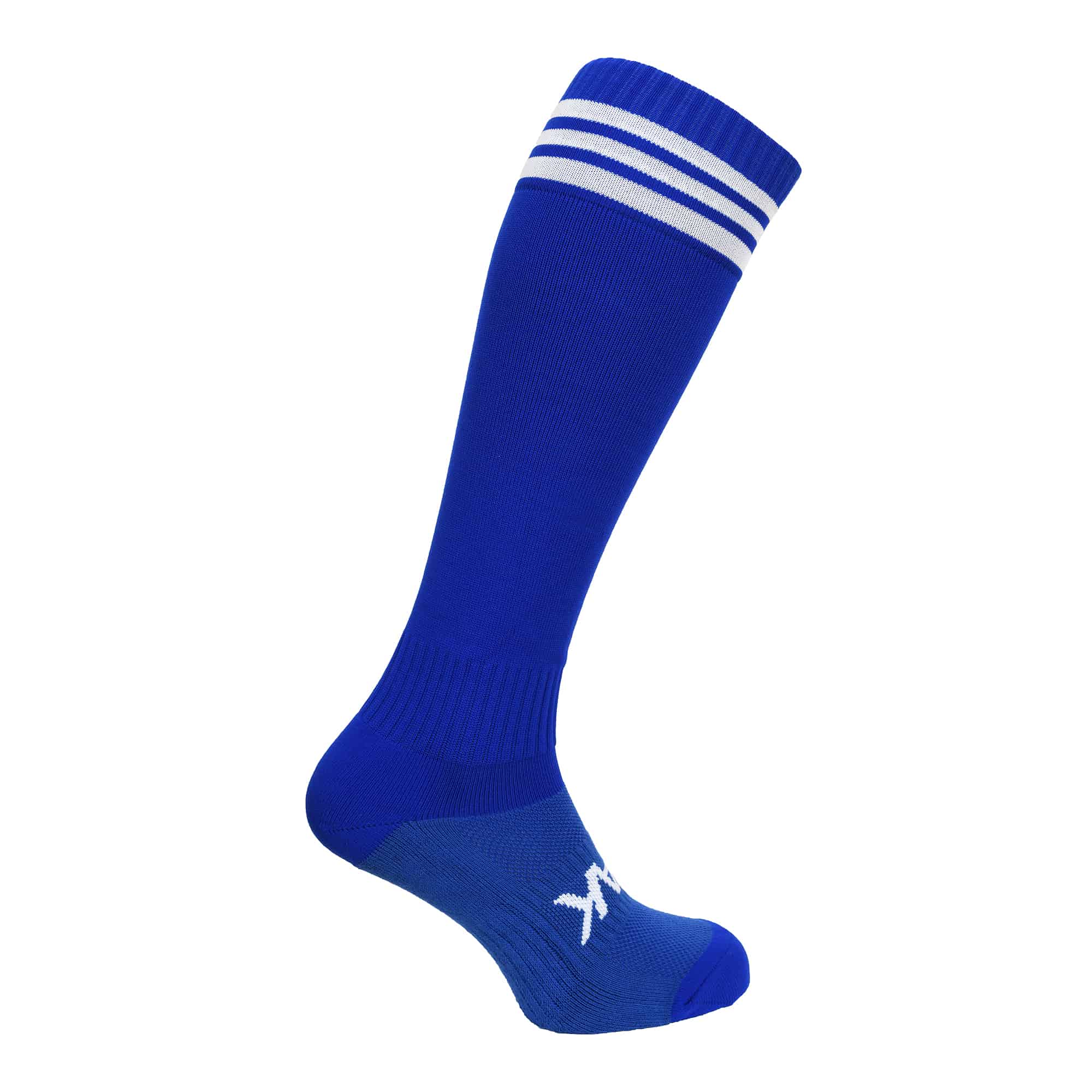 Atak Full Length Sock Royal/White