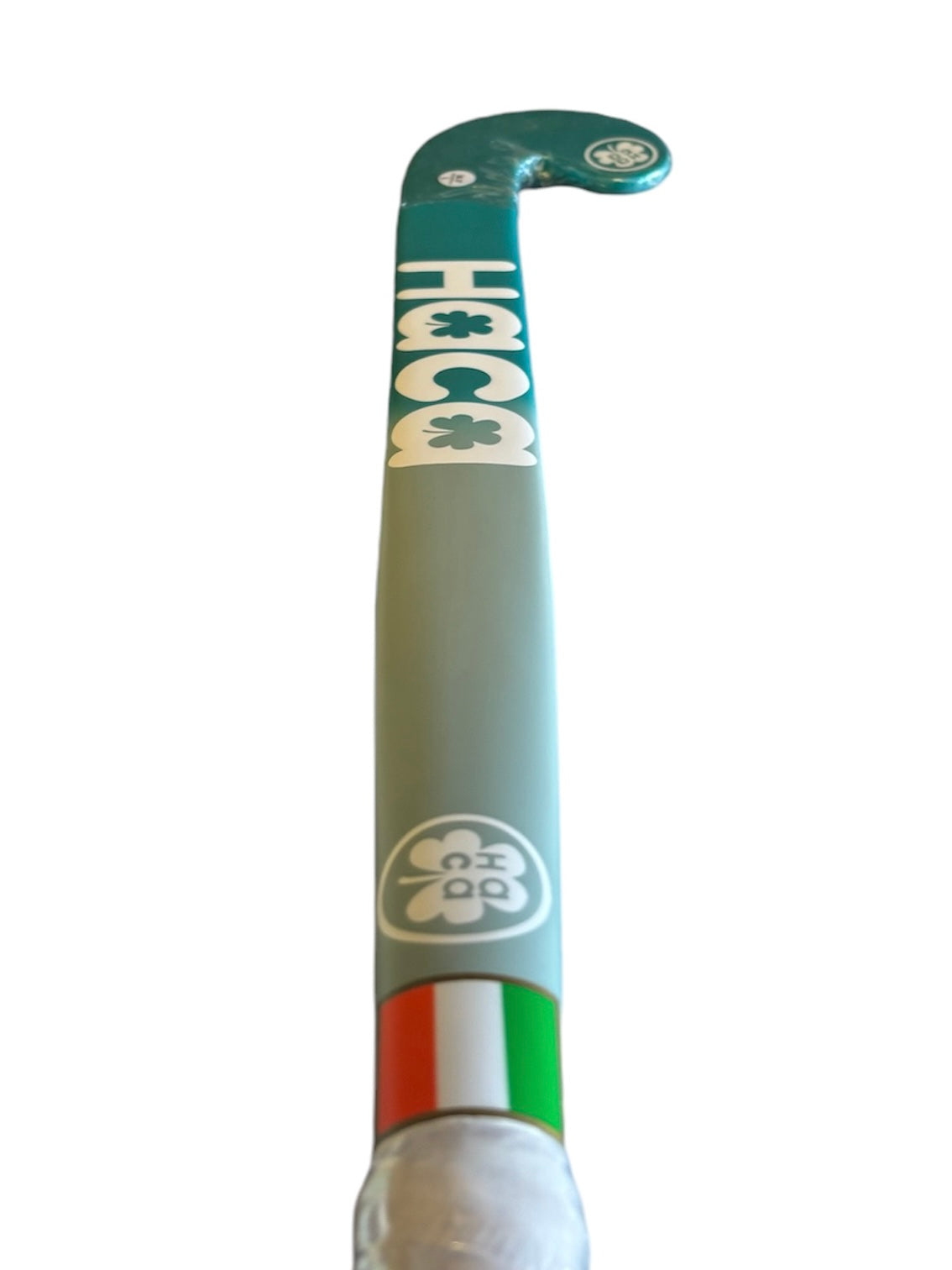 Haca H1 MidBow Hockey Stick, Teal/Silver