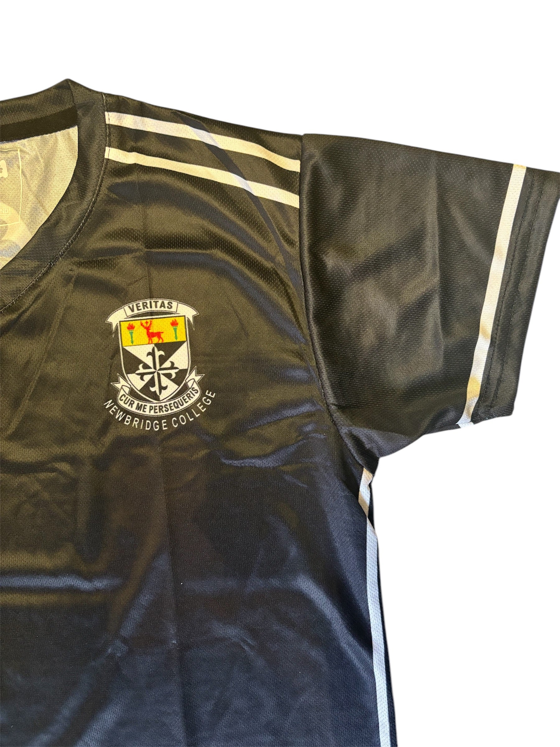Newbridge College Hockey Jersey, Black/Wht
