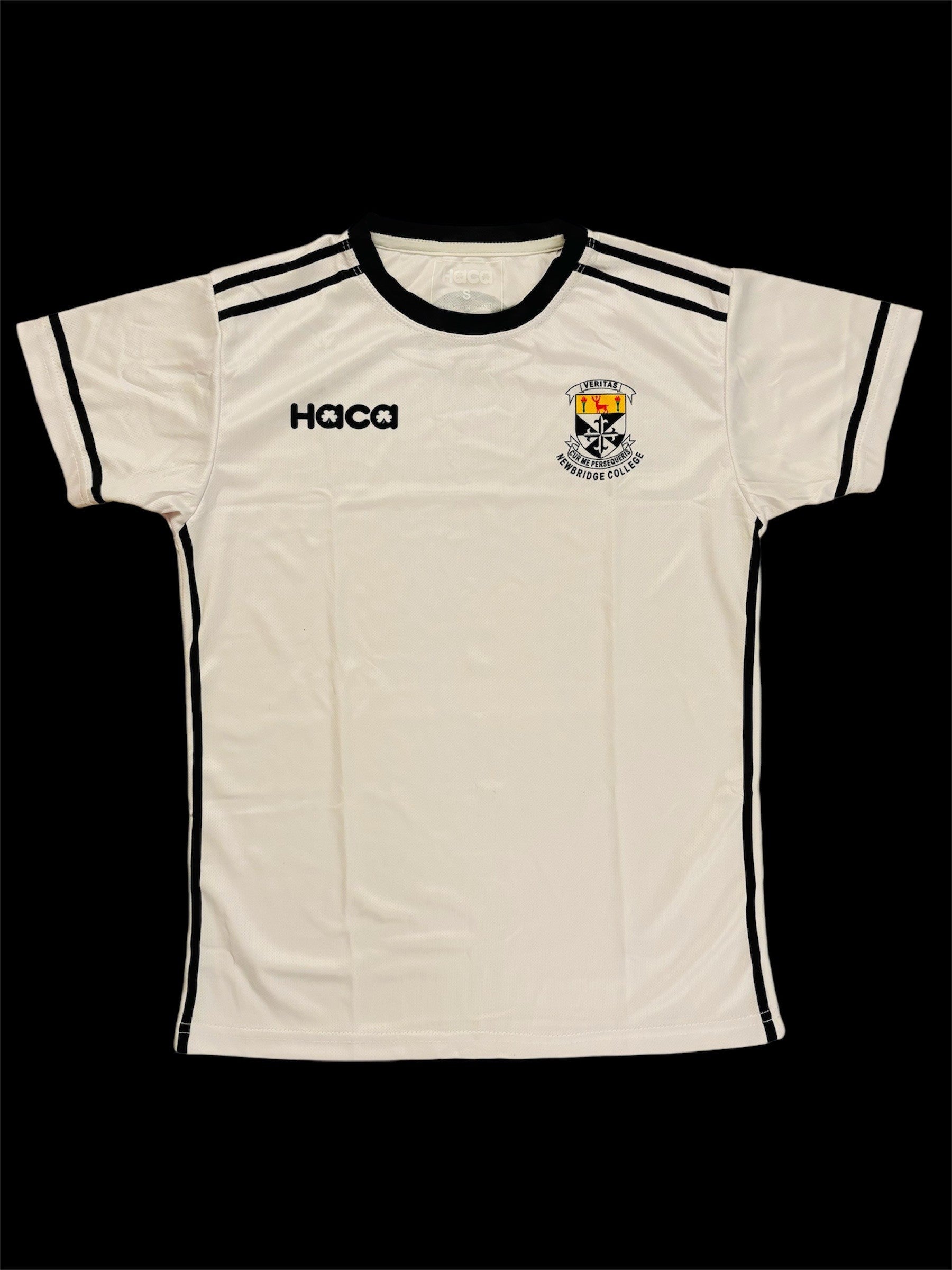 Newbridge College Hockey Training Jersey, Wht/Blk
