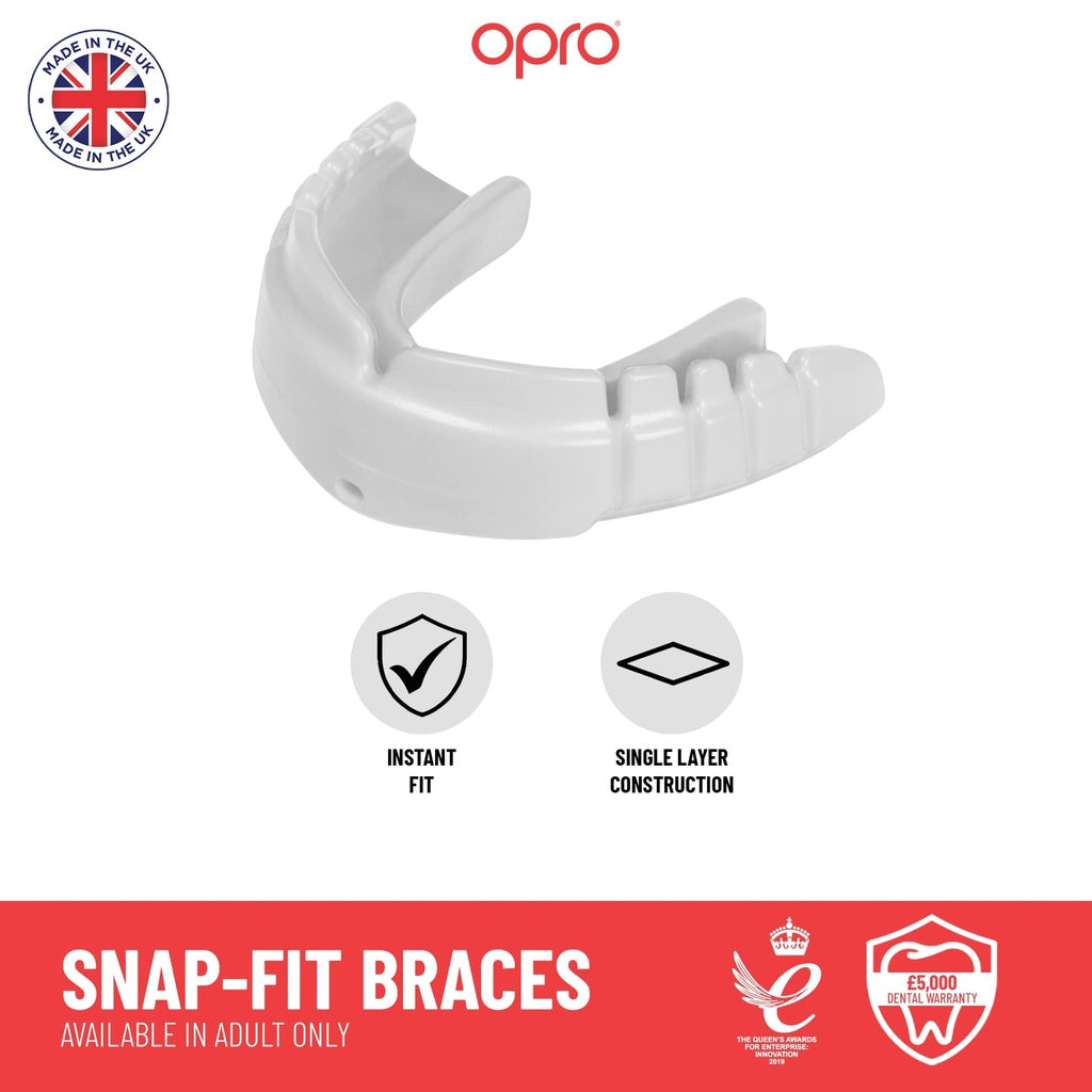 Snapfit Braces Mouthguard White