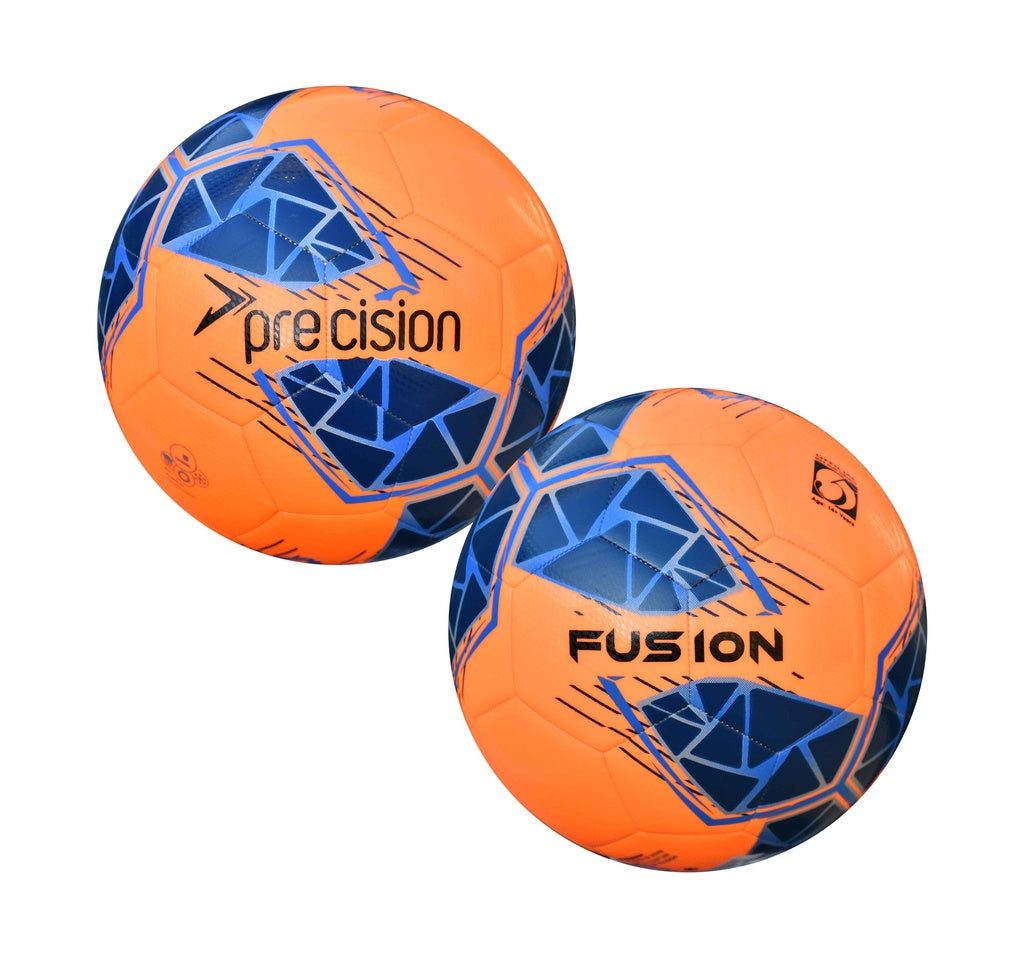 Precision Fusion Fifa Basic Training Ball Fluo Orange/Blue