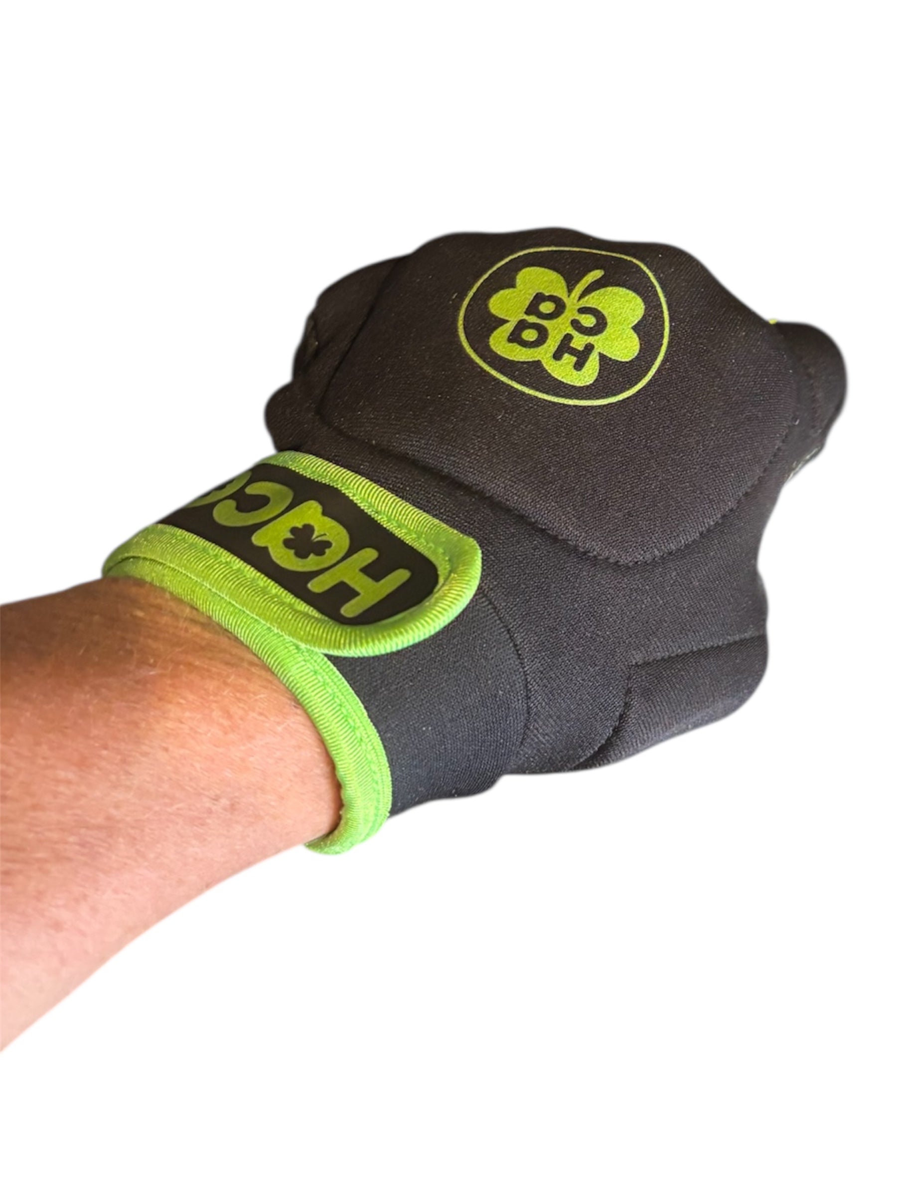 Haca Protective Hockey Glove Left Hand Blk/Green