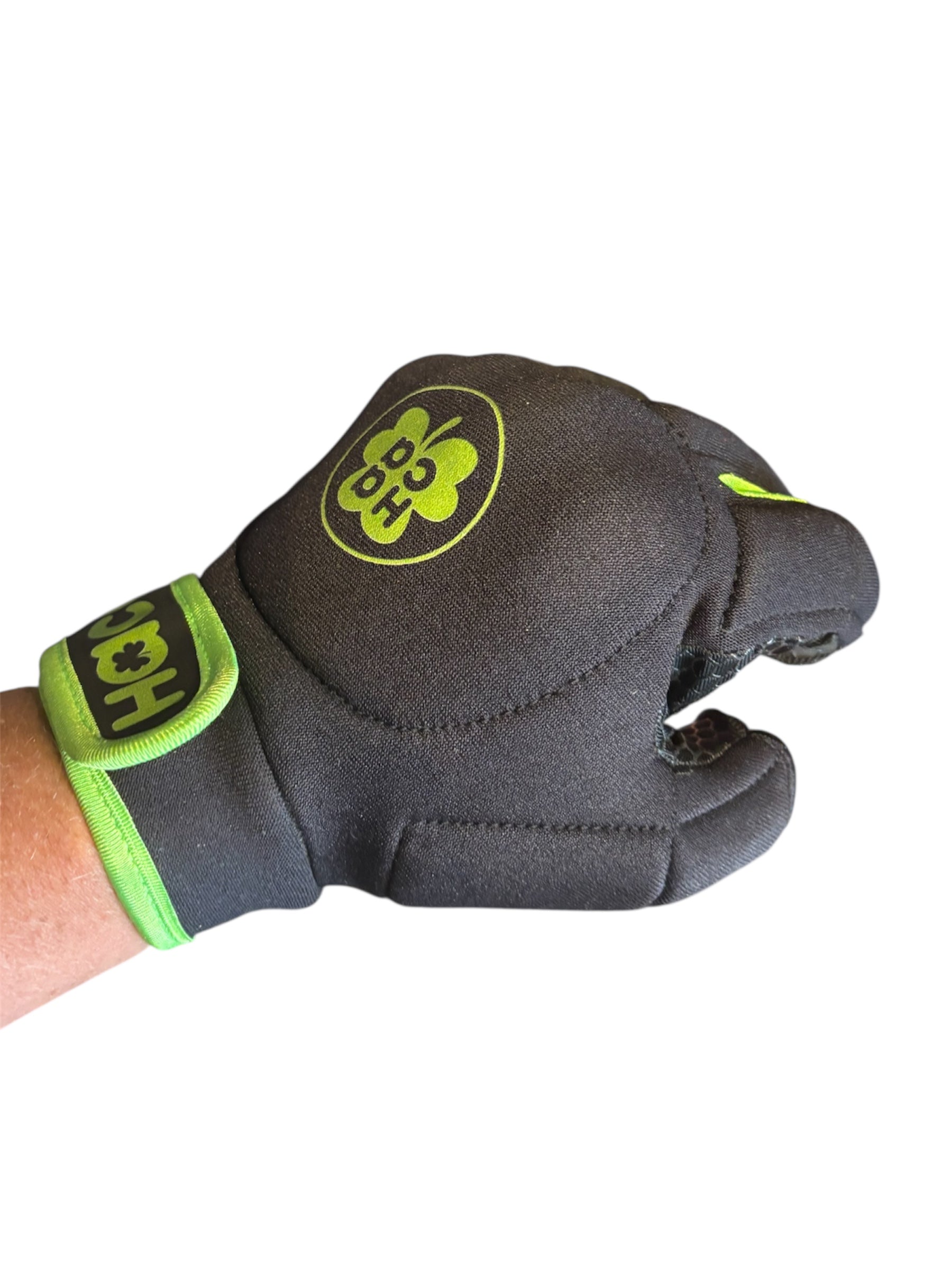 Haca Protective Hockey Glove Left Hand Blk/Green