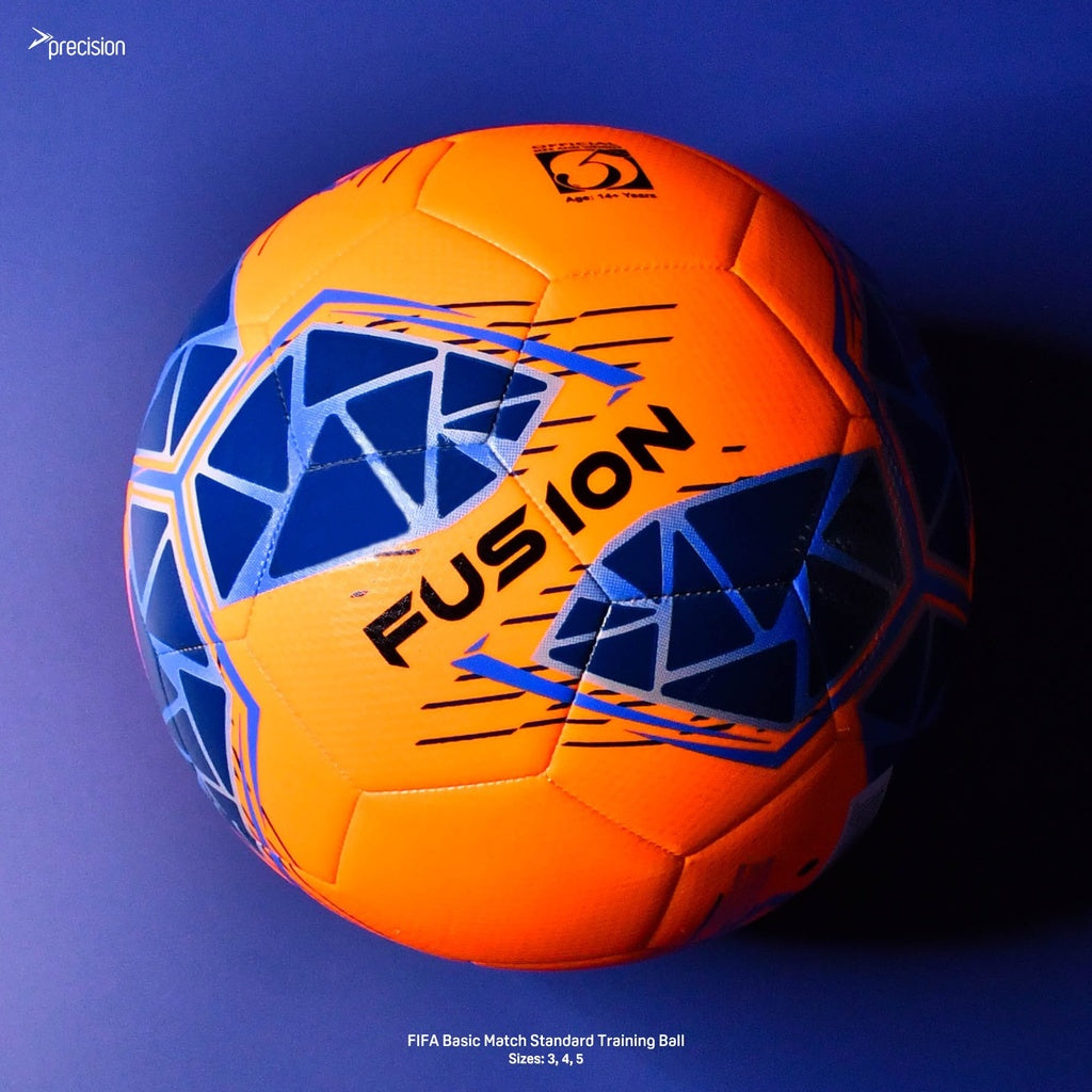 Precision Fusion Fifa Basic Training Ball Fluo Orange/Blue