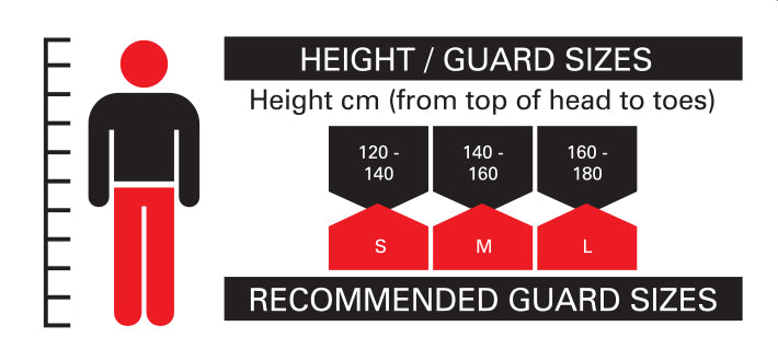 Precision Pro Matrix Shinguards Black