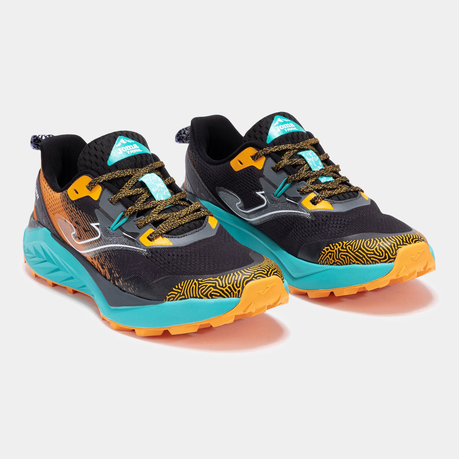 Joma Tundra 2516 Black/Orange Mens Trail Shoe