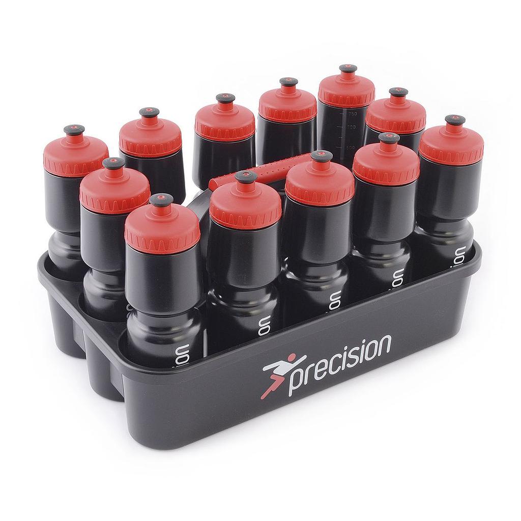 Precision 12 Bottle Plastic Carrier with 12 bottles