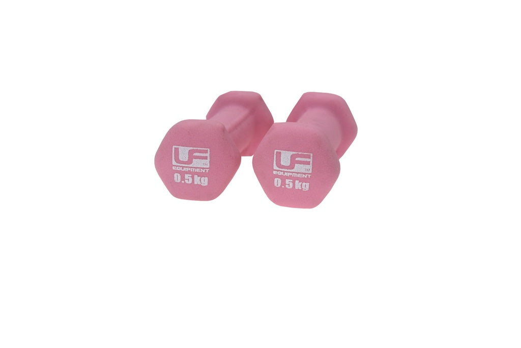 Urban Fitness Hex Dumbbells - Neoprene Coated