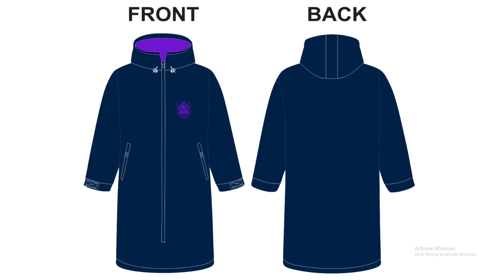 PRE ORDER Enniscorthy Hockey Club Dry Robe