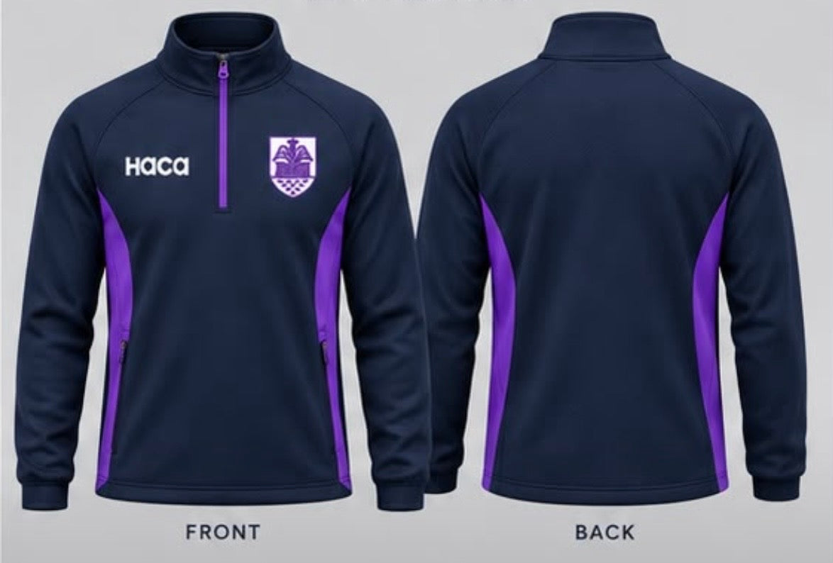 PRE ORDER Enniscorthy Hockey Club Halfzip Senior