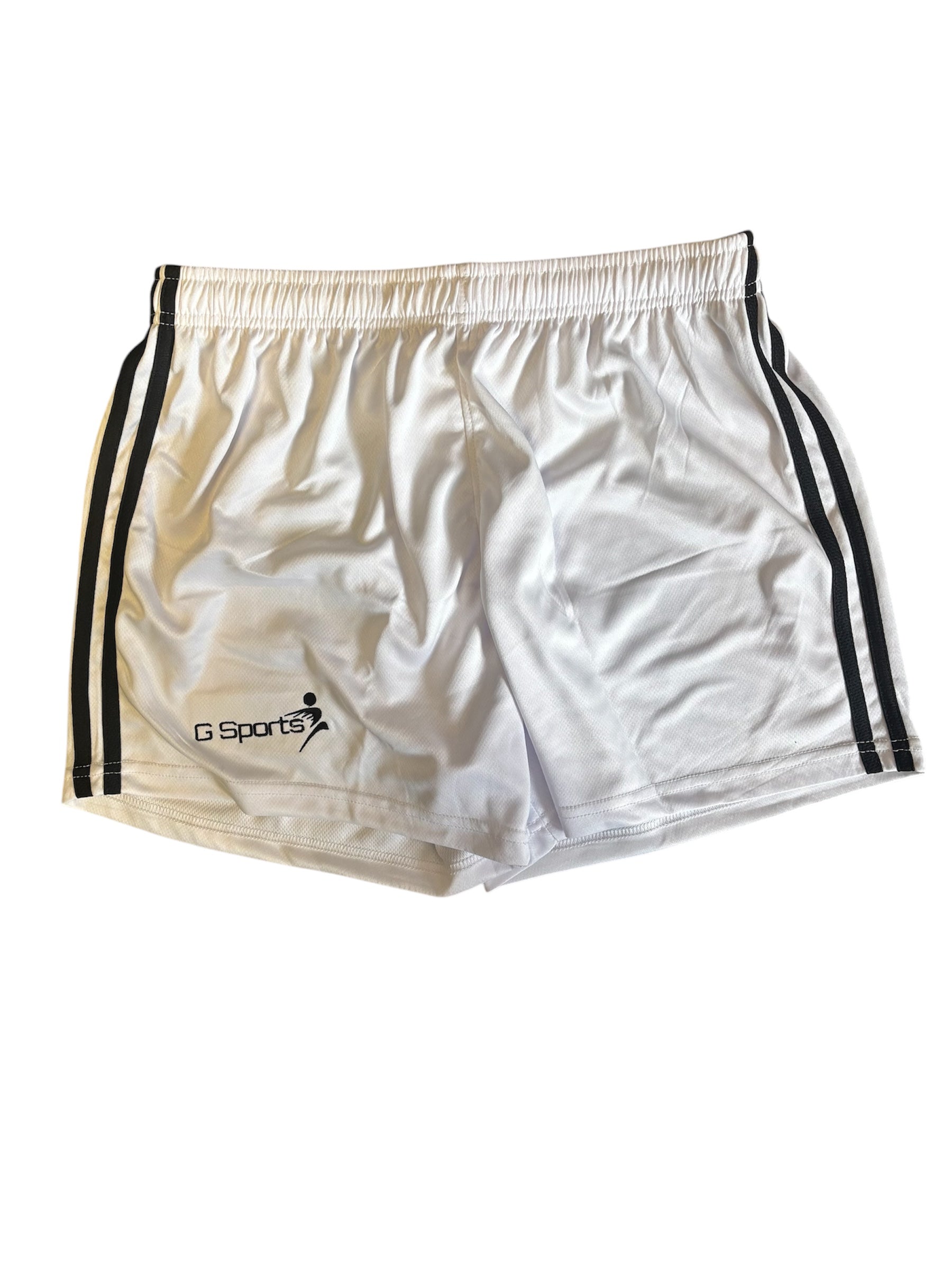 GSports GAA Shorts, White/Black