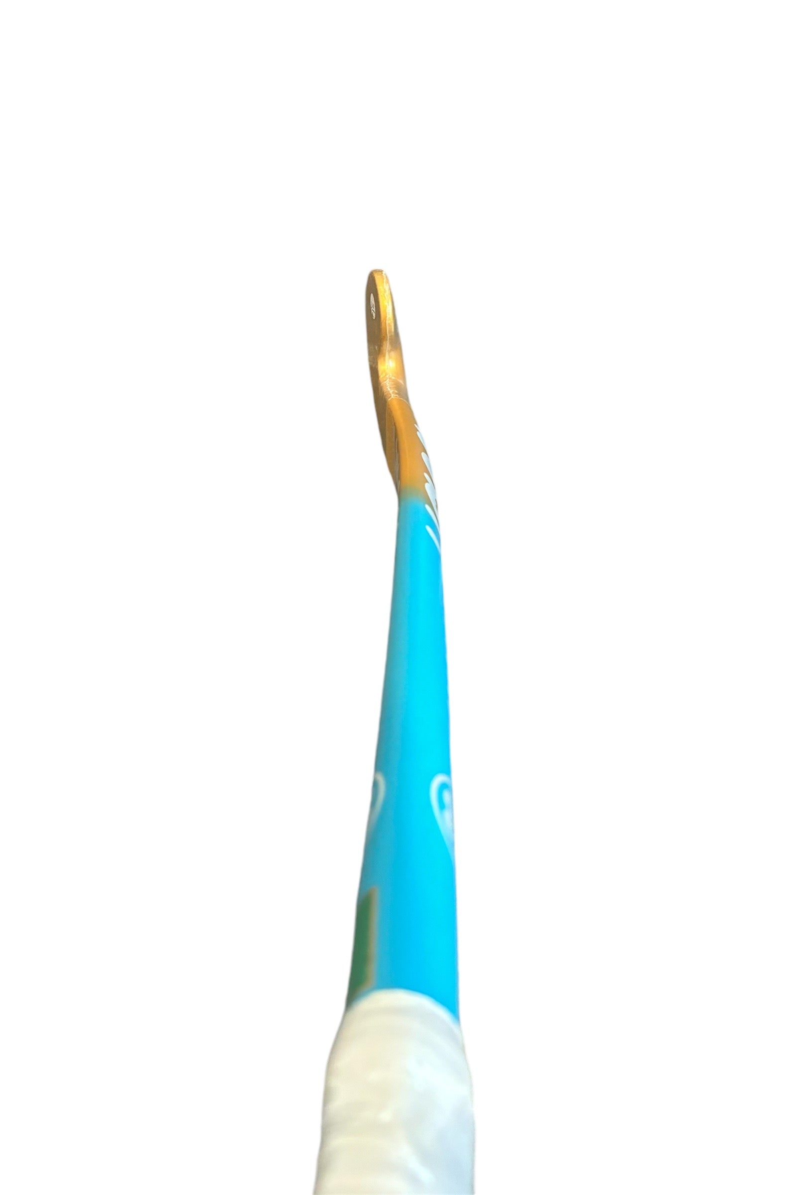 Haca H100 FG Gold/Cyan 100% Fibreglass Hockey Stick
